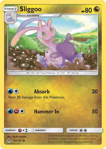 Sliggoo Forbidden Light Pokemon Card