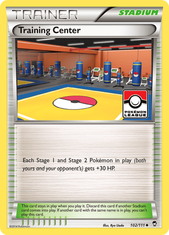 Training Center Furious Fists Pokemon Card