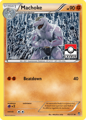 Machoke Furious Fists Pokemon Card