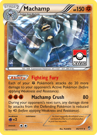 Machamp Furious Fists Pokemon Card