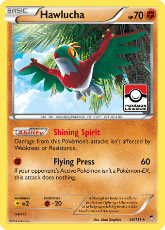 Hawlucha Furious Fists Pokemon Card