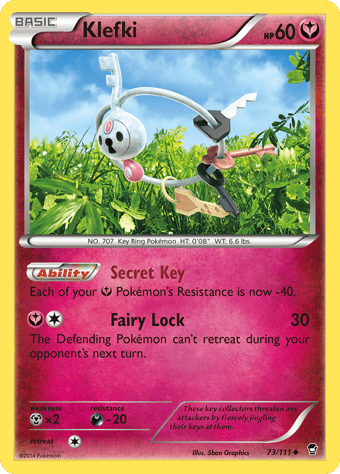 Klefki Furious Fists Pokemon Card