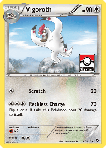 Vigoroth Furious Fists Pokemon Card