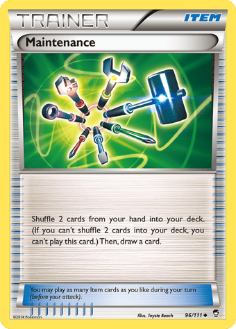 Maintenance Furious Fists Pokemon Card
