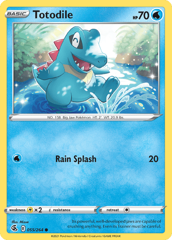 Totodile Fusion Strike Pokemon Card