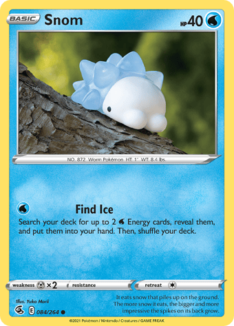 Snom Fusion Strike Pokemon Card