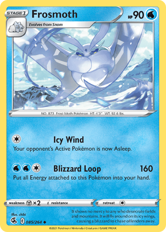 Frosmoth Fusion Strike Pokemon Card