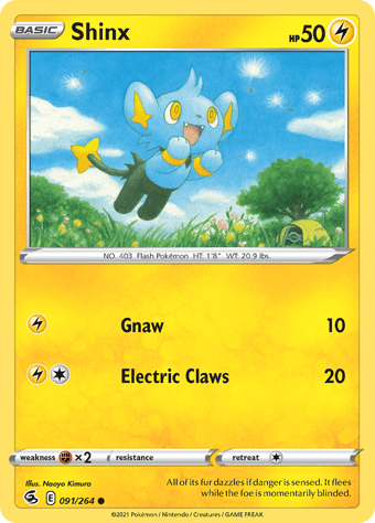 Shinx Fusion Strike Pokemon Card