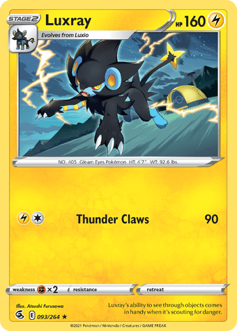 Luxray Fusion Strike Pokemon Card