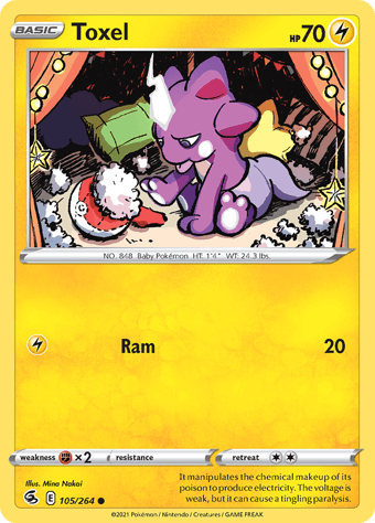 Toxel Fusion Strike Pokemon Card