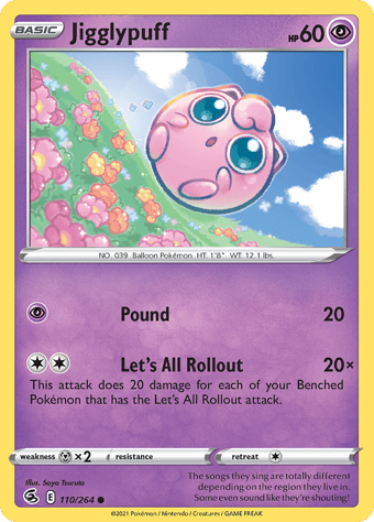 Jigglypuff McDonald's 2025 Pokemon Card