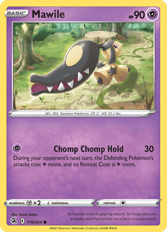 Mawile Fusion Strike Pokemon Card