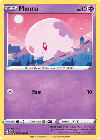 Munna Fusion Strike Pokemon Card