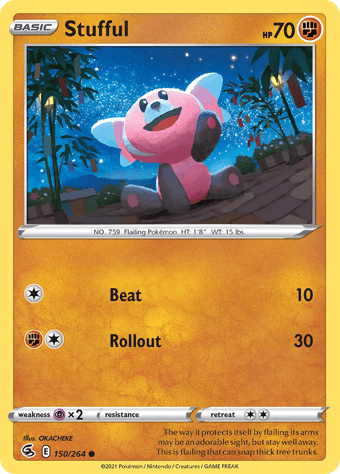 Stufful Fusion Strike Pokemon Card