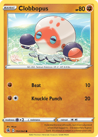 Clobbopus Fusion Strike Pokemon Card