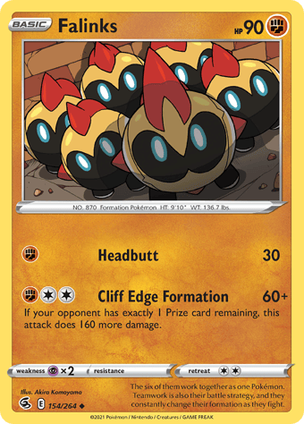 Falinks Fusion Strike Pokemon Card