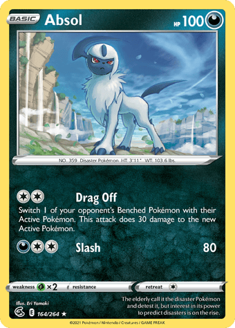 Absol Fusion Strike Pokemon Card