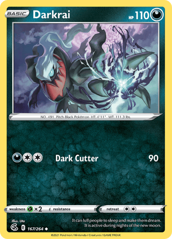 Darkrai Fusion Strike Pokemon Card
