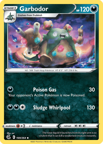 Garbodor Fusion Strike Pokemon Card