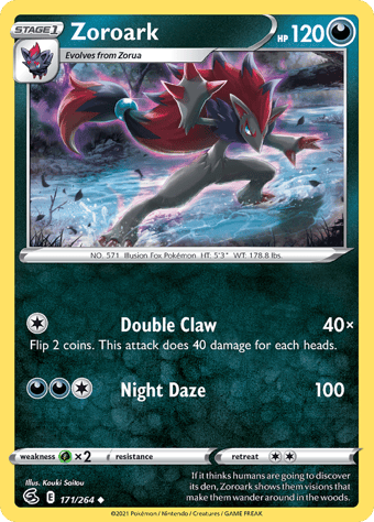 Zoroark Fusion Strike Pokemon Card