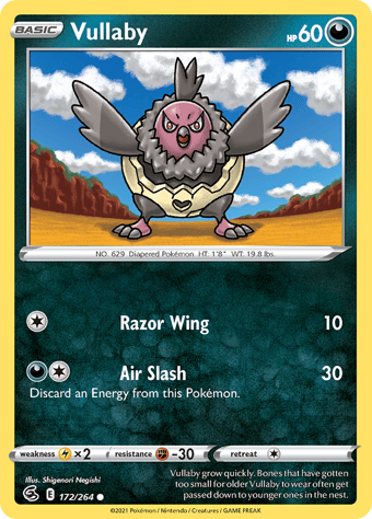 Vullaby Fusion Strike Pokemon Card
