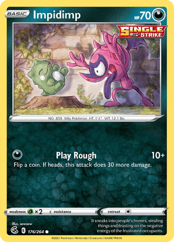 Impidimp Fusion Strike Pokemon Card