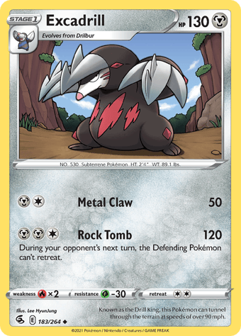 Excadrill Fusion Strike Pokemon Card