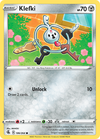 Klefki Fusion Strike Pokemon Card
