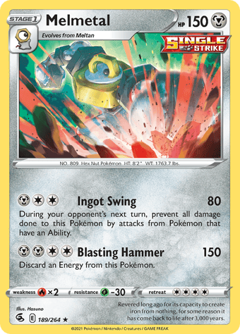 Melmetal Fusion Strike Pokemon Card