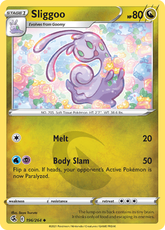 Sliggoo Fusion Strike Pokemon Card