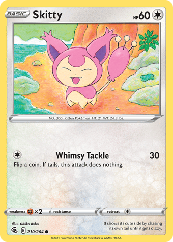 Skitty Fusion Strike Pokemon Card