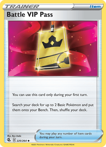 Battle VIP Pass Fusion Strike Pokemon Card