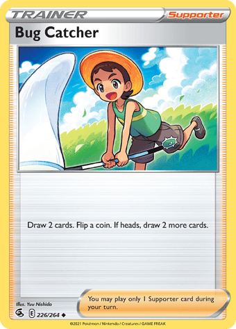 Bug Catcher Fusion Strike Pokemon Card