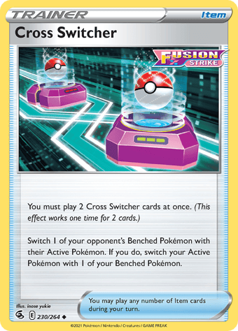 Cross Switcher Fusion Strike Pokemon Card