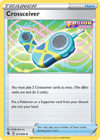 Crossceiver Fusion Strike Pokemon Card