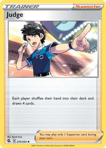 Judge Fusion Strike Pokemon Card