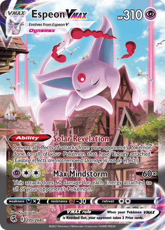 Espeon VMAX Fusion Strike Pokemon Card