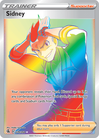 Sidney Fusion Strike Pokemon Card