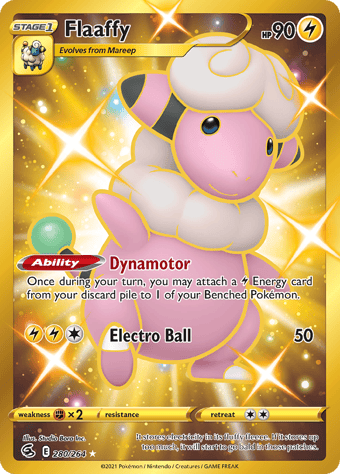 Flaaffy Fusion Strike Pokemon Card