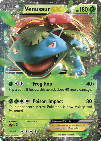 Venusaur-EX Generations Pokemon Card
