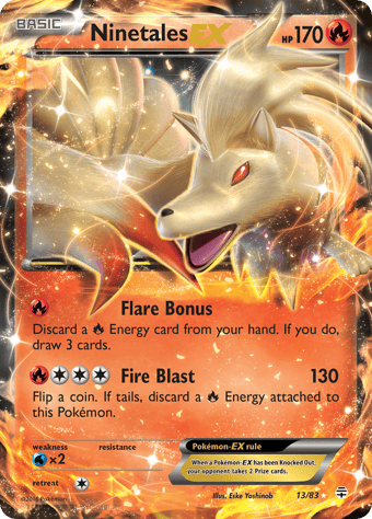 Ninetales-EX Generations Pokemon Card
