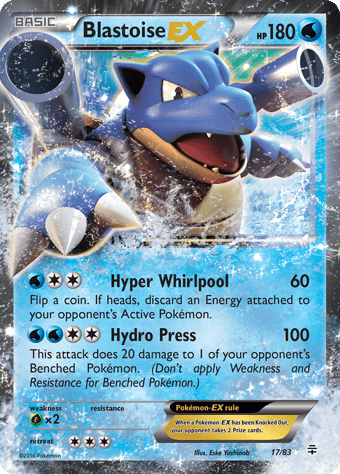 Blastoise-EX Generations Pokemon Card