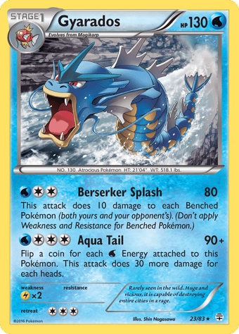 Gyarados Generations Pokemon Card