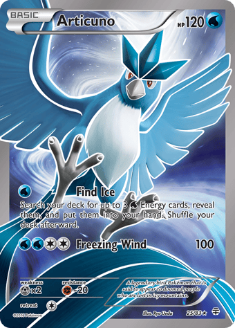 Articuno Generations Pokemon Card