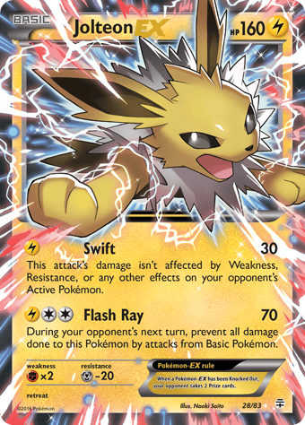 Jolteon-EX Generations Pokemon Card