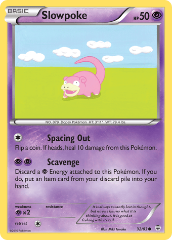 Slowpoke Generations Pokemon Card