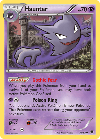 Haunter Generations Pokemon Card