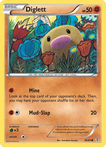 Diglett Generations Pokemon Card