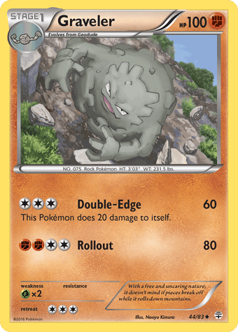 Graveler Generations Pokemon Card