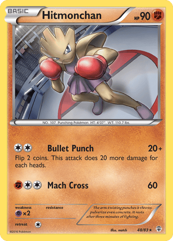 Hitmonchan Generations Pokemon Card